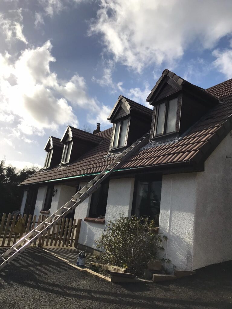 Replacement roof in Cwmbran