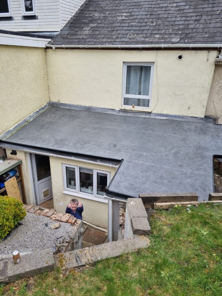 flat roof replacement in Brynmawr