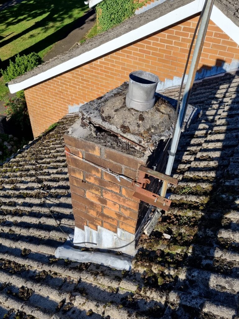 Chimney removal Cwmbran