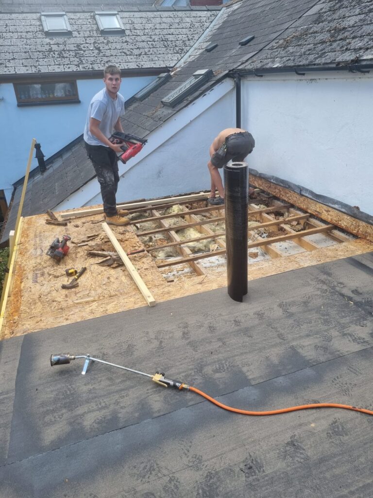 flat roof replacement pontypool